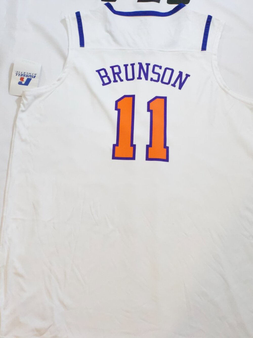 NEW Men's Knicks Jalen Brunson Blue NBA Finals Jersey Size Large - Picture 5 of 7
